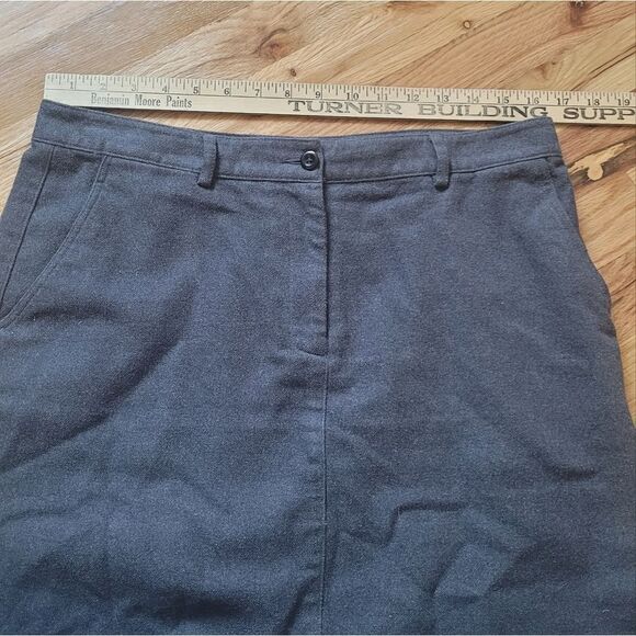 L.L. Bean 10 Vintage Classic Fit Straight Lined Skirt - Picture 3 of 7